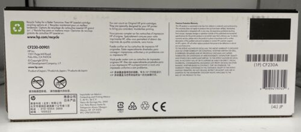 HP 30A (CF230A) Black LaserJet Toner Cartridge - GOODSZON Discount Store