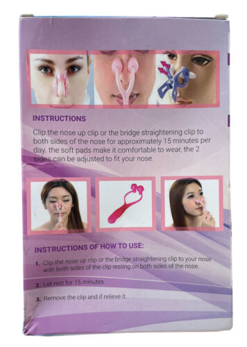 3Pcs Nose Up Lifting Shaping Shaper Straightening Magic Soft Pad Clip Pack of 2 - GOODSZON Discount Store